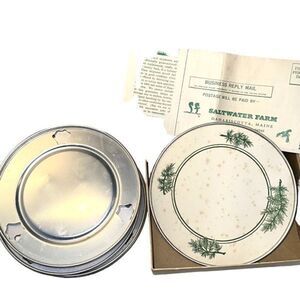 Silverim plates - set of 8